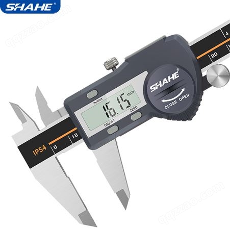 SHAHE三和电子数显游标卡尺0-150防水数显卡尺USB高精度量具测量