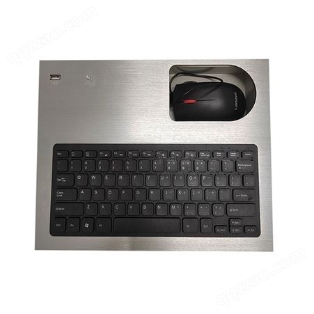 君南带鼠标键盘翻转器会议桌隐藏式翻转电脑屏