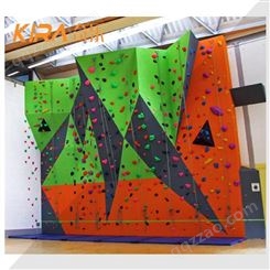 奇乐KIRA室内运动公园抱石螺旋魔方攀岩墙定制儿童拓展训练