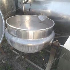 二手不锈钢电加热搅拌夹层锅 受热面积大 安装容易