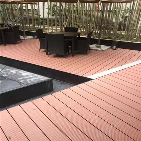 实心塑木地板生态木板木塑户外防腐阳台露台花园板材