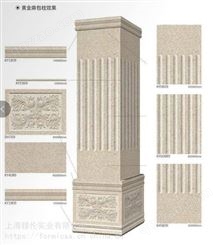 供应用于自建房或别墅的多种花纹规格陶瓷罗马柱，瓷砖罗马柱