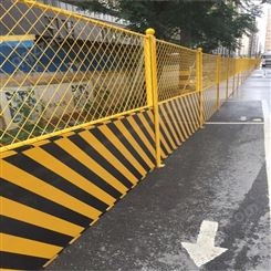丰卓 黄色基坑竖杆护栏 建筑工地临时安全防护栏 可定制 可开票