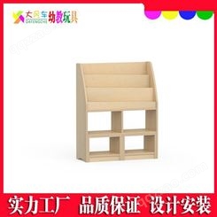 南宁供应儿童橡胶木玩具柜 幼儿园实木书包柜鞋柜配套家具