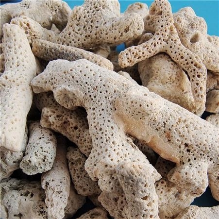 珊瑚砂 混凝土用碎颗粒 水族过滤材料 平衡ph值 珊瑚石