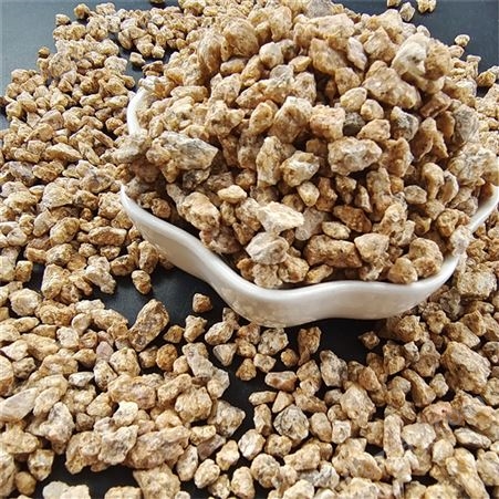 水质净化 水处理用麦饭石颗粒 园艺多肉铺面5-8毫米黄金麦饭石球