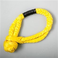 软卸扣强拉力18吨卸扣 极限越野拖车绳 12.7mm疙瘩绳soft shackle