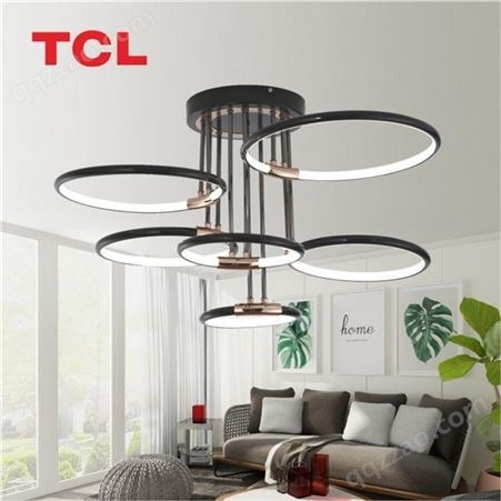 TCL现代简约北欧风格三档变光卧室餐厅吊灯30199-6D