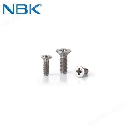 日本NBK SVFT低漏气无磁通孔型钛合金十字槽埋头小螺丝