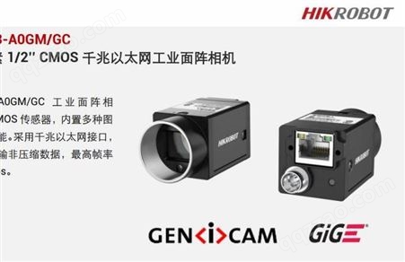 海康威视工业相机 MV-CU013-A0GC 130万像素网口 彩色