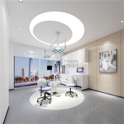 牙科诊所布局功能设计门诊室内设计装修效果图施工图平面设计图
