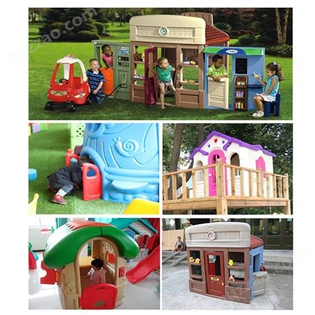 儿童帐篷过家家玩具屋幼园城堡塑料娃别墅屋公主滑梯小房子游戏屋
