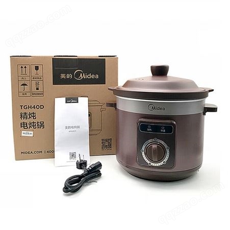 电炖锅4L大容量陶瓷煲汤家用全自动煮粥炖汤陶瓷内胆材质自动