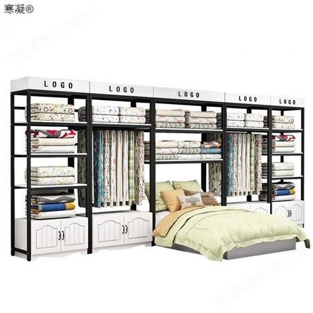 床上用品展示柜 E1环保板材 定制设计 售后保证 大容量耐用牢固