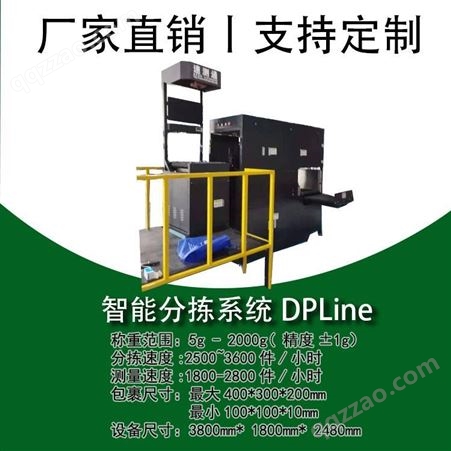 DPline包裹称重扫码分拣一体机 北京仓库矿体积重量测量供应商鸿顺捷电子