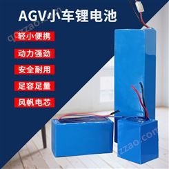 AGV小车磷酸铁锂电池 12V30AH工业机器人搬运车485通讯锂电池