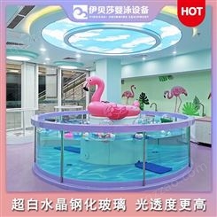 四川婴儿游泳馆设备池-婴儿钢化玻璃游泳池-母婴店玻璃游泳池