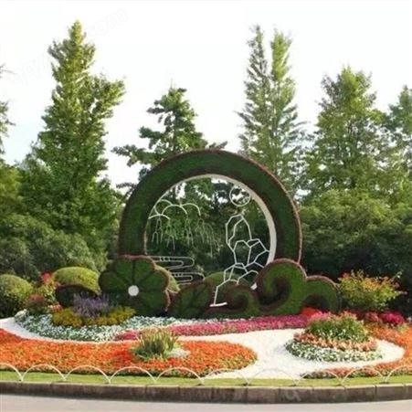 宏铭 五色草造型 绿雕景观造型 花卉专业制作 户外公园景区