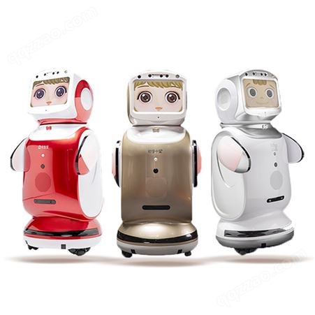 广西北海度假酒店迎宾接待机器人测温机器人