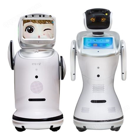 广西北海度假酒店迎宾接待机器人测温机器人
