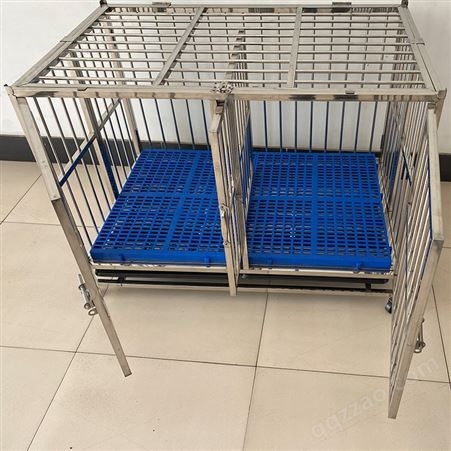 不锈钢组合双层狗笼宠物店寄养笼大中小型犬笼可定制