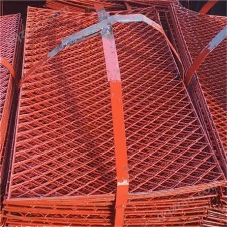 喷漆菱形钢笆网 建筑脚手架钢笆片 严选材质 支持定制
