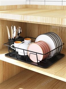 厨房置物架碗碟碗盘架台面多功能碗架橱柜内碗筷收纳沥水架碗碟架