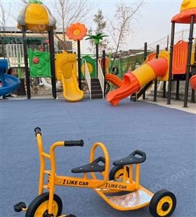 蕴力康体 幼儿园儿童三轮车多人脚踏双人可带人户外玩具