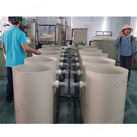 崇睿技术工厂化高密度桶式孵化器水产养殖循环水鱼卵孵化系统