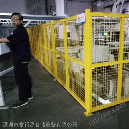 机器人防护网生产商 加工中心护栏网定做 仓库隔离网图片