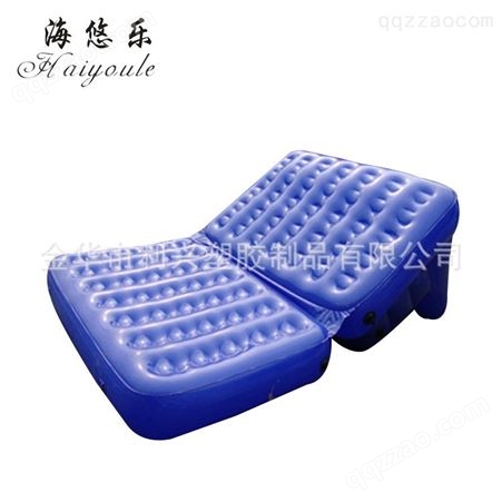 供应 充气双人沙发 pvc折叠沙发床 多功能懒人躺椅套装