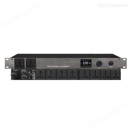 帝琪免费提供设计方案-多功能厅演出会议室音响系统设备-电源时序器QI-6810Q