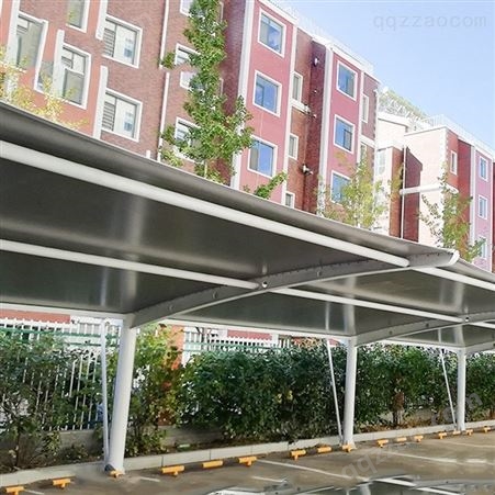 绿宁电动车停车棚 郑州停车场充电桩棚厂家 免费设计 品质可靠
